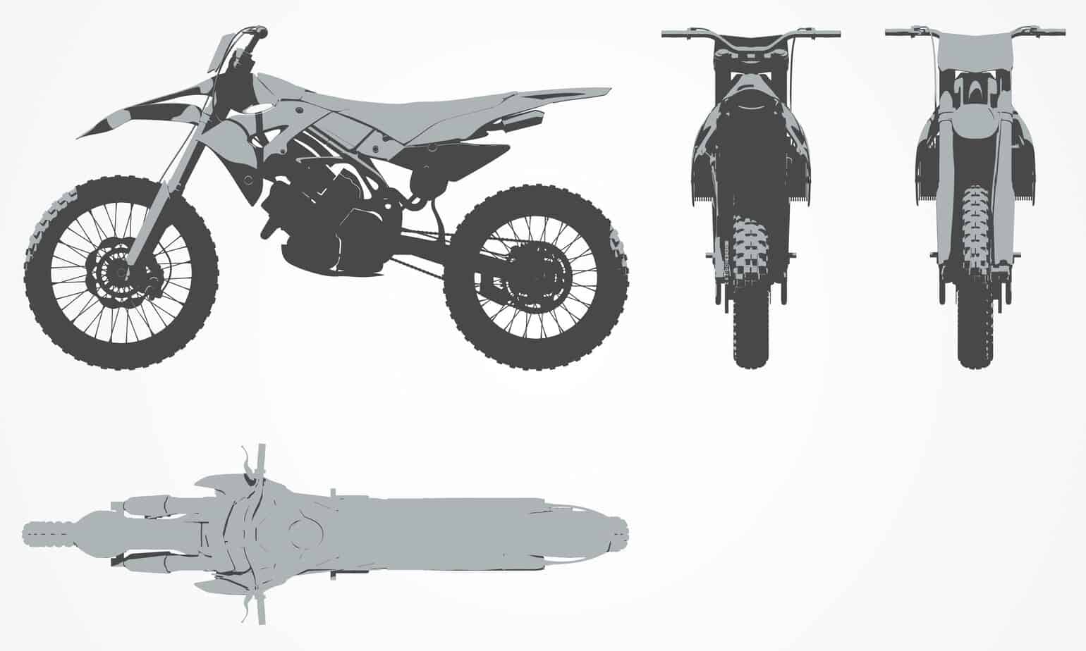 Dimensiones de motos cross (con 21 ejemplos) –