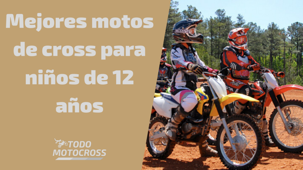 Mejores motos de cross para niños de 12 años